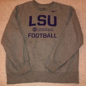 LSU football crewneck